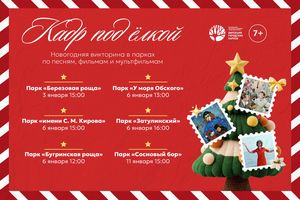 Новогодняя викторина «Кадр под ёлкой» в парках