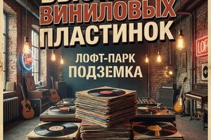 Выставка виниловых пластинок