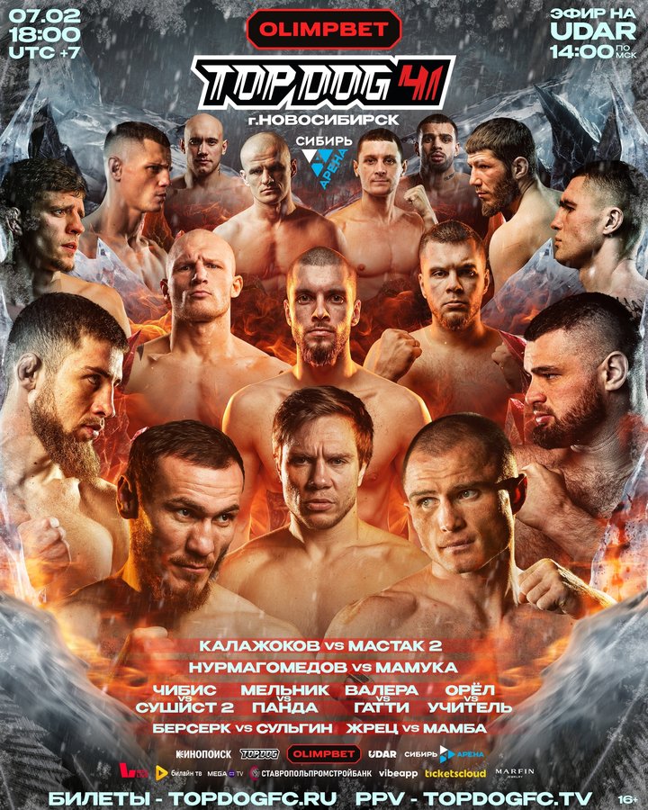 TOP DOG 41 в Новосибирске — турнир по кулачным боям - изображение 1