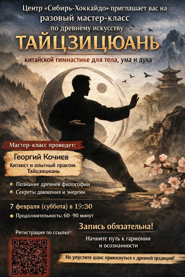 Бесплатный мастер-класс по Тайцзицюань