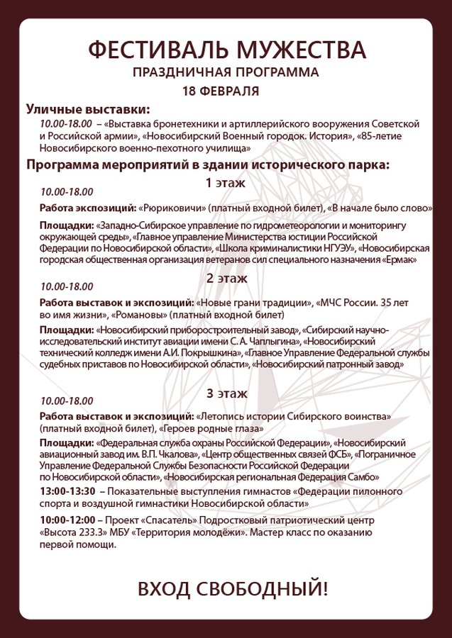 Фестиваль Мужество 2026 в Новосибирске - изображение 4