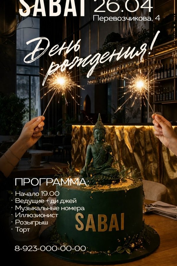 SABAI BAR День рождения - изображение 1
