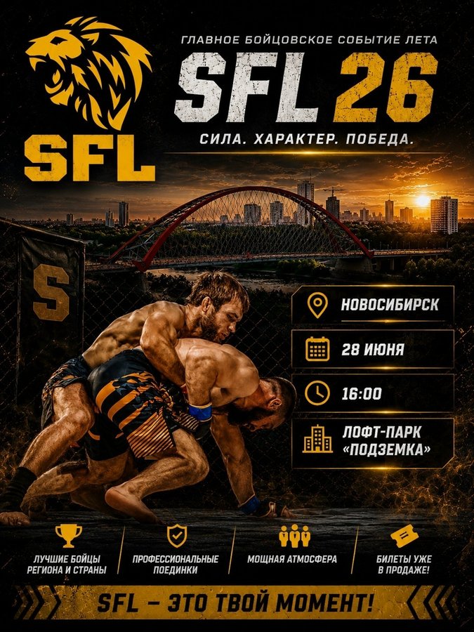 Бойцовский турнир SFL 26 — Siberian Fighting League