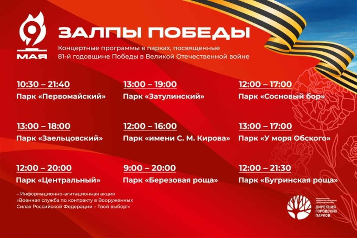 Залпы Победы: программа в парках 9 мая - изображение 1