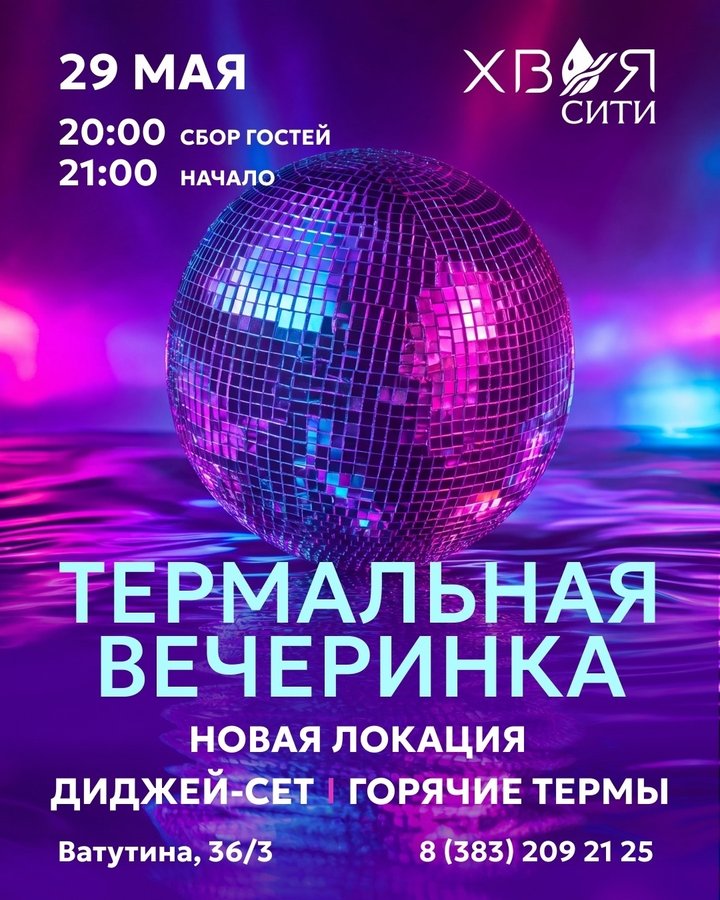 ТЕРМАЛЬНАЯ ВЕЧЕРИНКА в Хвоя Сити - изображение 1