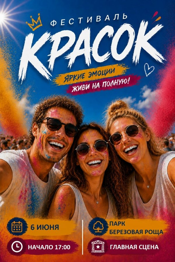 Фестиваль красок в Берёзовой роще - изображение 1