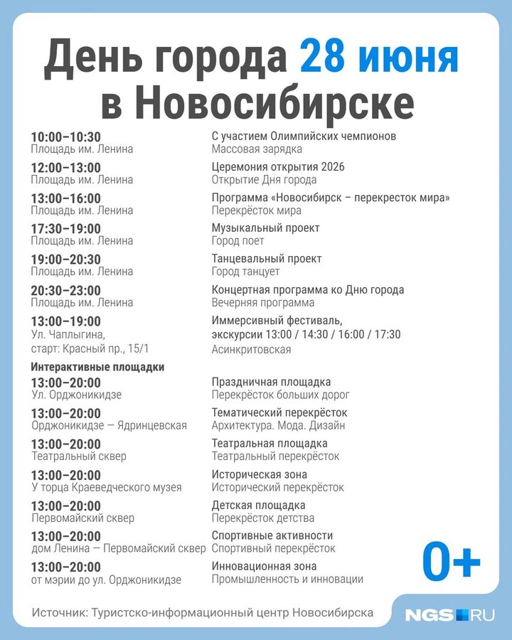 Праздная программа ко Дню города Новосибирска - изображение 3