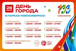 День города в парках Новосибирска
