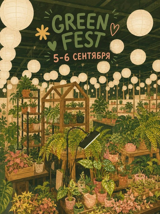 GREEN FEST — фестиваль комнатных растений - изображение 1