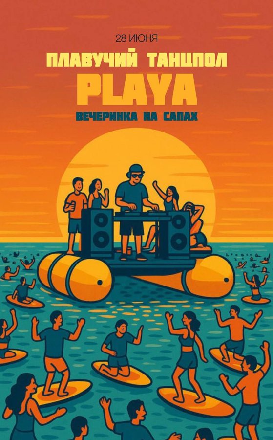 PLAYA: Плавучий танцпол