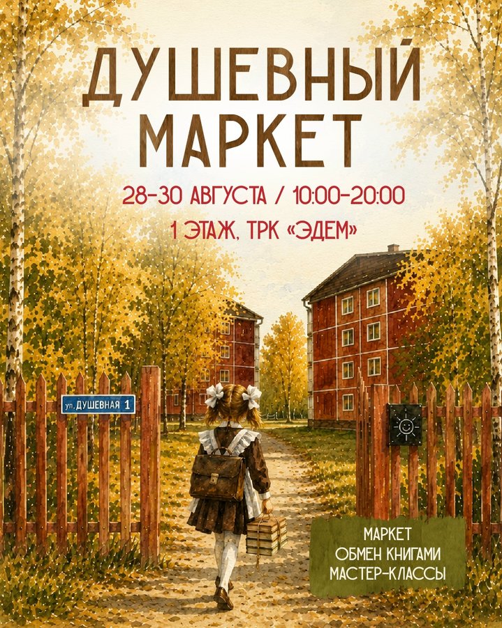 Душевный Маркет в Новосибирске 28–30 августа - изображение 1
