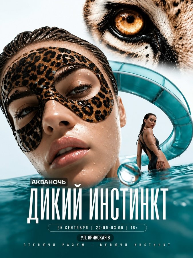 Акваночь Дикий инстинкт в Новосибирске - изображение 1