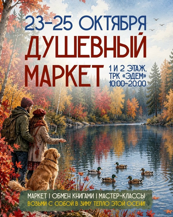 Осенний душевный маркет в ТРК Эдем - изображение 1