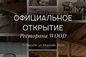Официальное открытие ресторана WOOD в Бердске