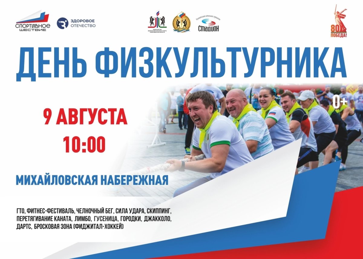 День физкультурника на Михайловской набережной - изображение 1