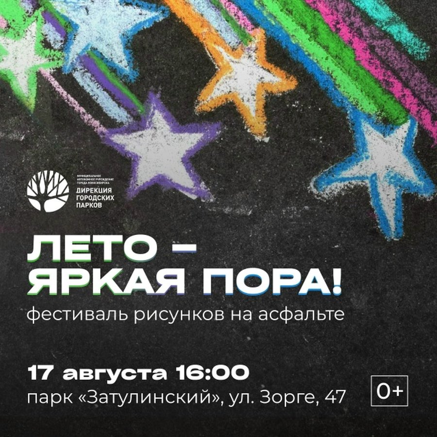 Фестиваль рисунков на асфальте в Затулинском парке - изображение 1