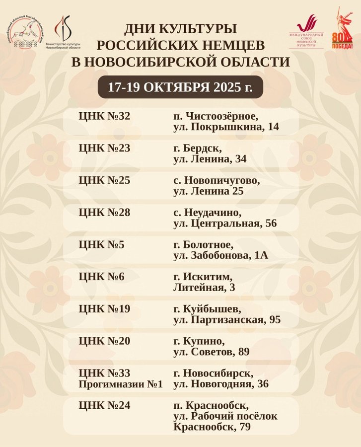 Дни культуры российских немцев в Новосибирской области - изображение 4
